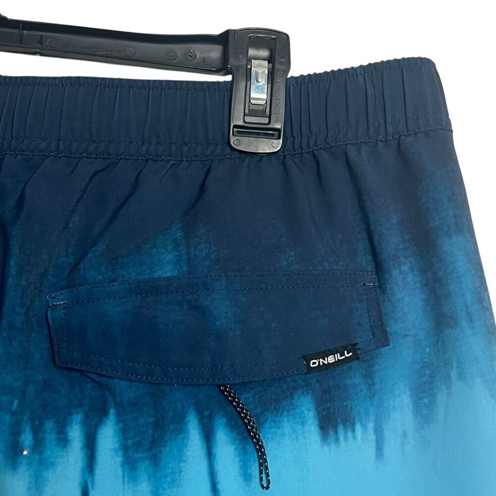 O'Neill Men's Hyperfreak Stretch Hyperdry Men's Swim Trunks XXL Blue Orange - Picture 6 of 9